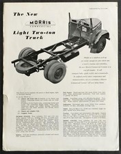 MORRIS LIGHT 2 TON TRUCK