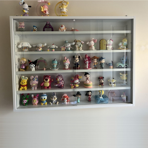 Wall glass display cabinet - glass,