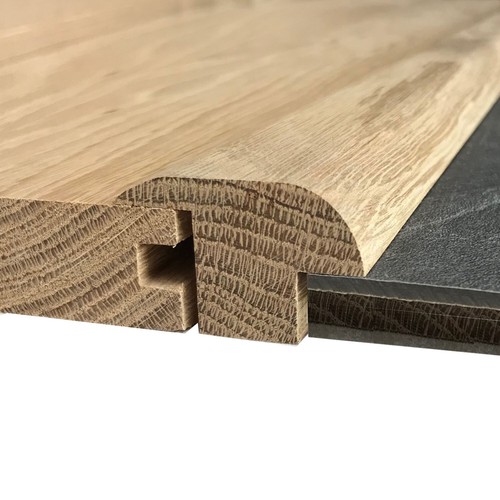 Solid oak floor threshold - floor, |
