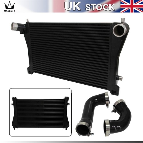 Black intercooler pipe kit - black, +pipe