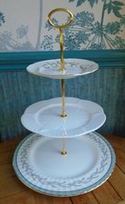 3 tier XL china cake stand