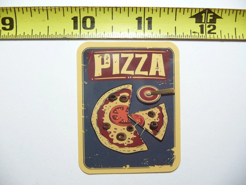 Pizza cutter small sticker - pizza,