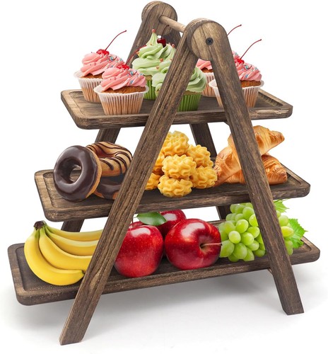 Tier pine wooden - pine, cupcake