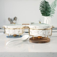 Pair of Round 2L Ceramic