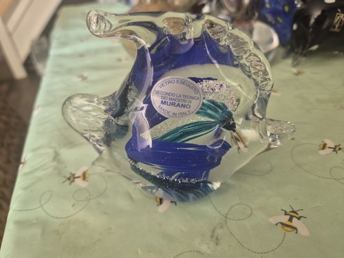 Murano heavy fish glass - ***,