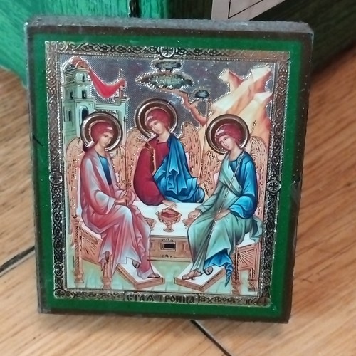 Russian orthodox icon wood - icon,