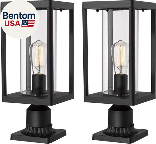Outdoor post lantern - post, lantern,