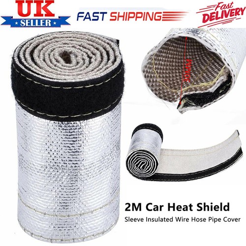 7size fuel line heat shield - line,