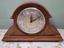 Howard Miller Dual Chime Oak Wood Mantel Clock 630-183