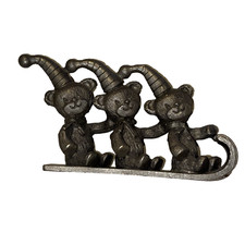 Pewter Spoonique  Teddy Bears