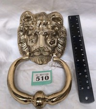 Large Reclaimed Brass Lion's