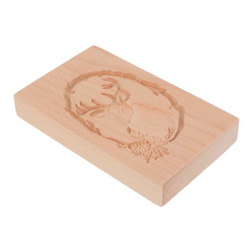 Reindeer pattern wooden mold - reindeer,