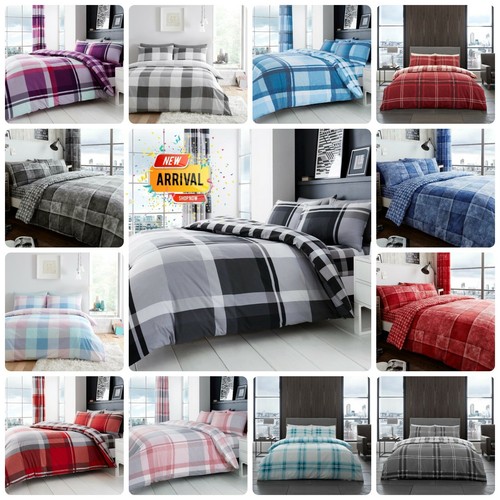 Duvet cover set - set, check