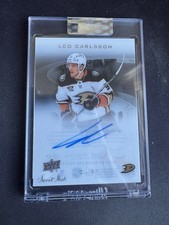 2023-24 UPPER DECK CLEAR CUT LEO CARLSSON RC ROOKIE AUTO
