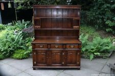 TITCHMARSH AND GOODWIN SOLID OAK DISPLAY DRESSER BASE SIDEBOARD CUPBOARD CABINET