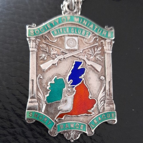 Hallmarked silver enamel - silver,
