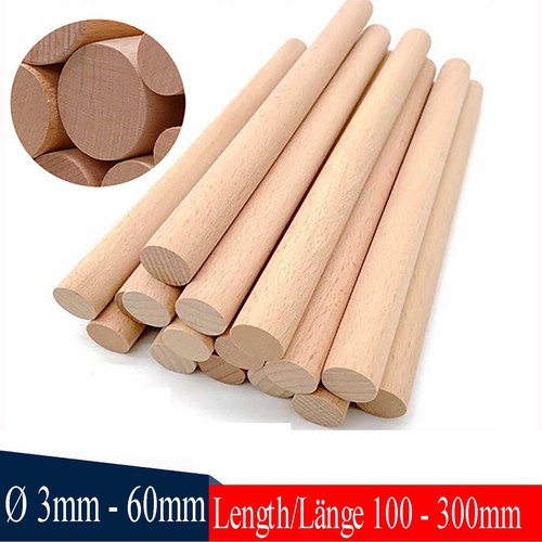 Wooden dowel rod 3mm 4mm - rod,