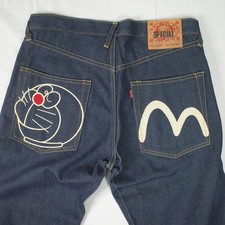 Evisu Jeans Custom Doraemon