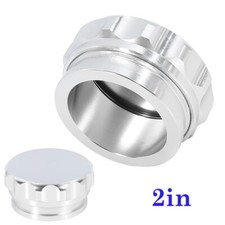 2inch Aluminium Alloy Weld On Filler Neck And Cap Oil Fuel Water Tank Silver Kit