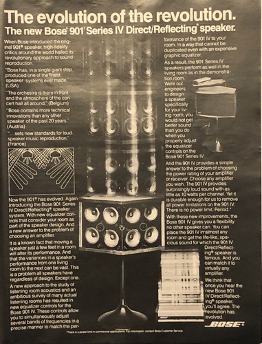 1978 bose 901 - bose, series