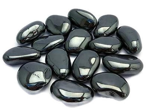 Hematite tumblestone 25mm - tumblestone, 20-25mm