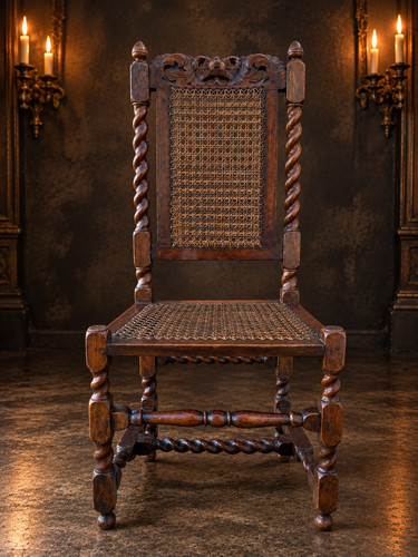 Antique style jacobean - jacobean, carved