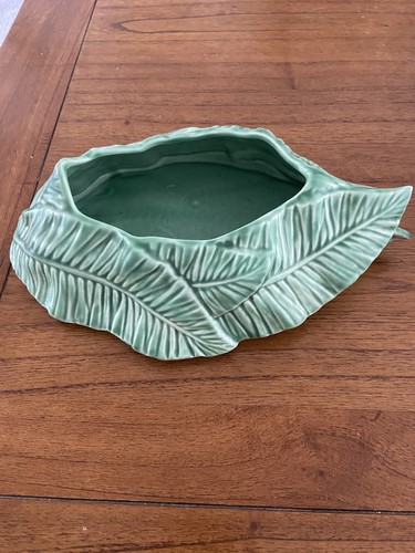 Sylvac palm leaf oval planter - sylvac,