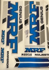 MRF Cricket Bat Sticker Muscle Majestic Genius Virat Kholi Edition VK18 3D Embos