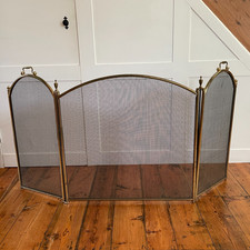 Vintage Brass Folding Fire