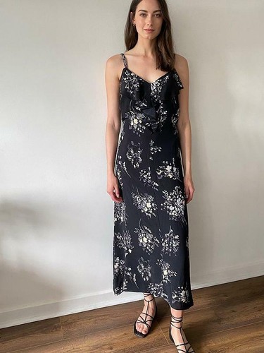 Wallis womens black floral - black,