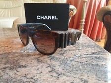 Ladies Chanel Brown Large Bow Sunglasses Genuine c.714/S Vintage 