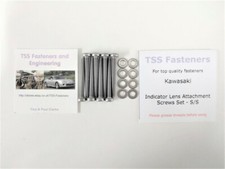 Kawasaki Z650/Z750 Twin/Z900/Z1000 - Indicator Lens Attachment Screws Set - S/S