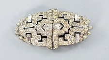 ANTIQUE WHITE METAL MARCASITE