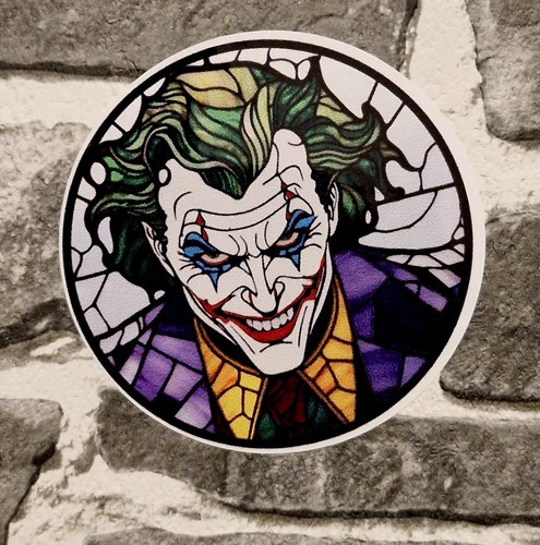 The joker batman 85mm sticker - the,