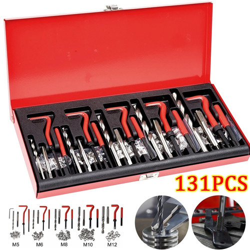 131pcs hss thread repair - thread, kit