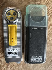 Boxed Swatch Irony Chrono