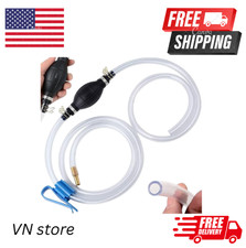 Manual Siphon Pump with 2 PVC Hoses and Brass Connector