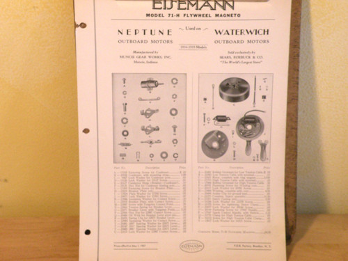 Eisemann magneto model h - magneto,