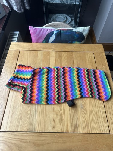 Zigzag fleece dog coat - 18”zigzag,