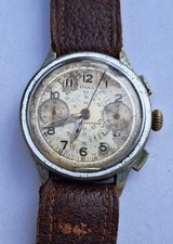 Doxa Chronograph - Rare Vintage Swiss Made Men's Wristwatch - Circa 1940 WW2 Era