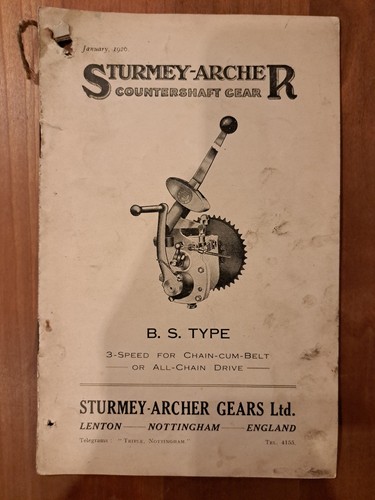 Sturmey archer 1926 - sturmey, b.