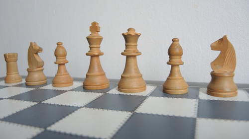 Vintage jaques wooden chess - vintage,
