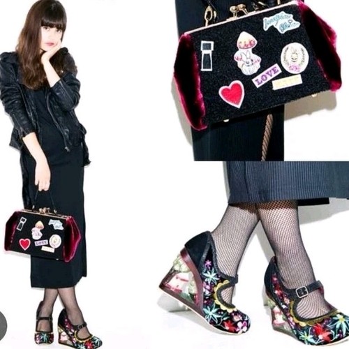 Irregular choice velvet - irregular, kiss"