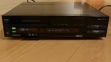 SONY Hi-Band Betamax ED Beta Deck Video Cassette Recorder EDV-5000 Work Tested