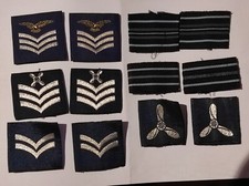 British Air Force rank epaulette slides RAF badge insignia military various