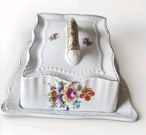 Vintage cheese butter dish - vintage,