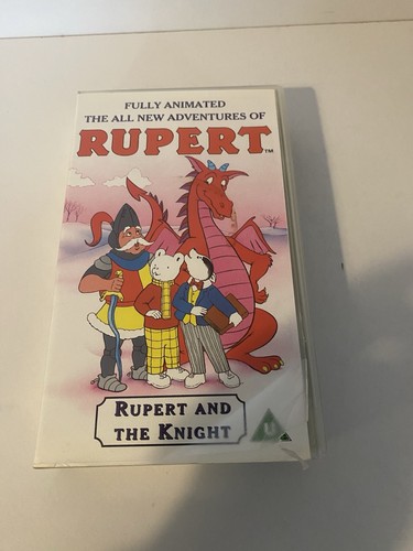 Rupert and the knight vhs - rupert,