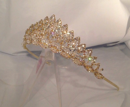 White sparkling crystal bridal - crystal,