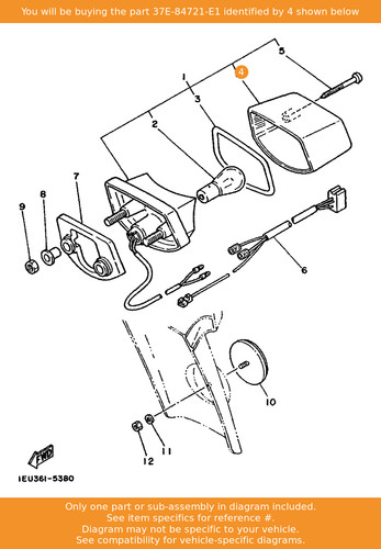 Yamaha lens taillight - yamaha,