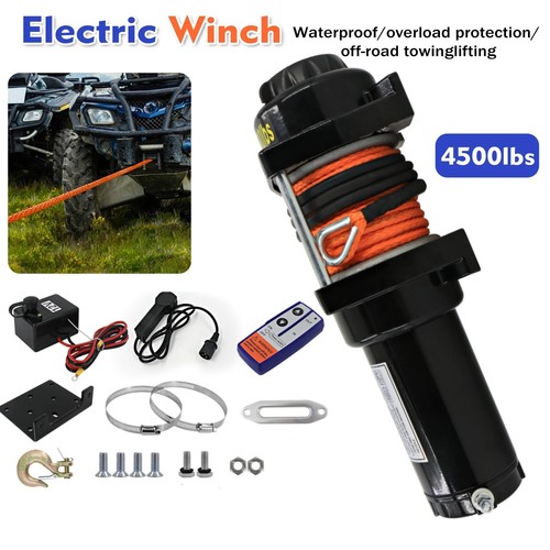 4500lbs stealth electric winch - electric,